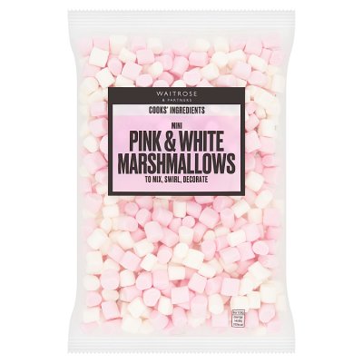 Cooks Ingredients mini pink and white marshmallows 150g (British brand)