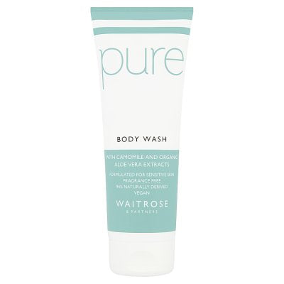 Waitrose Pure Body Wash 250ml, imported from the UK