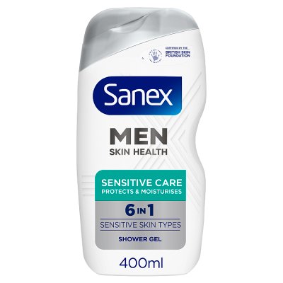 Sanex Men's Sensitive Shower Gel 400ml - British product