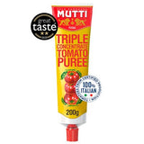 Mutti triple concentrate tomato purée 200g, imported from the UK