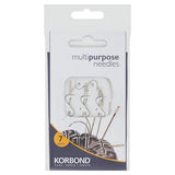 Korbond multi-purpose hand sewing needles size 7s (British brand)