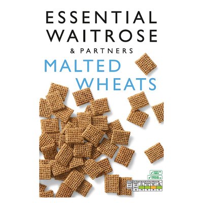 Waitrose Essentials malted wheats cereal 750g, UK version