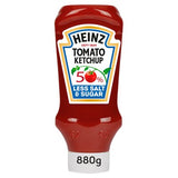 Heinz tomato ketchup 50% less sugar and salt 880g (British brand)