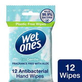 Wet Ones Be Gentle biodegradable wipes 12 pack (British brand)