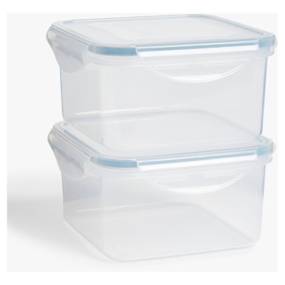 John Lewis ANYDAY plastic containers set of 2 700ml - British product