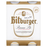 Bitburger Premium Pils 4x500ml German pilsener, imported from the UK