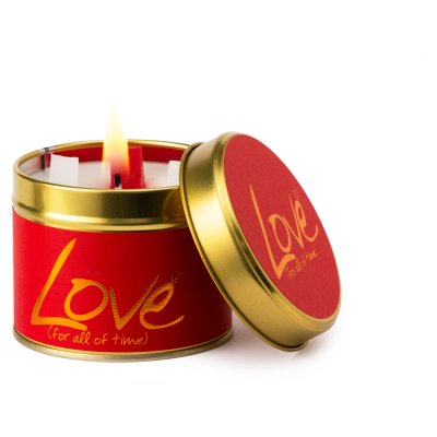 Lily-Flame Love tin candle 230g, imported from the UK