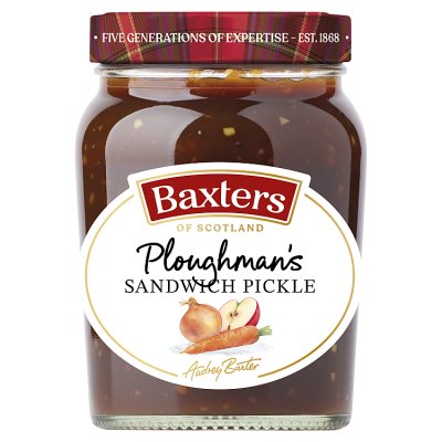 Baxters Ploughman's Pickle 310g vegan relish, UK version