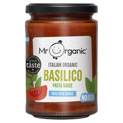 Mr Organic Basilico pasta sauce 350g - British product