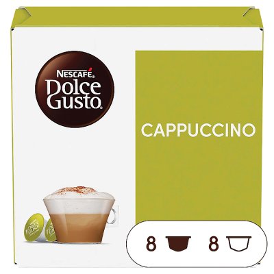 Nescafe Dolce Gusto cappuccino pods 15+15 349.5g, UK version