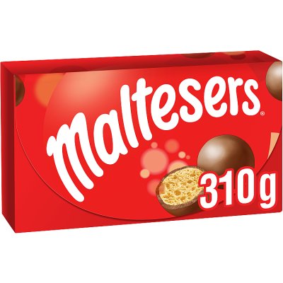 Maltesers chocolate box 310g with honeycomb centres (British brand)
