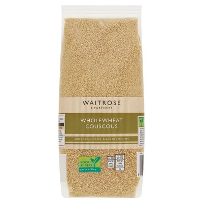 Waitrose wholewheat couscous 500g pack, UK version