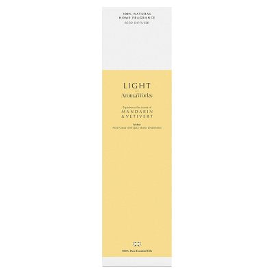 Aromaworks Light Diffuser Mandarin and Vertivert 100ml - British product