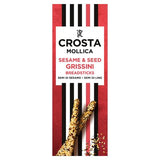 Crosta & Mollica sesame & seed grissini breadsticks 140g (British brand)