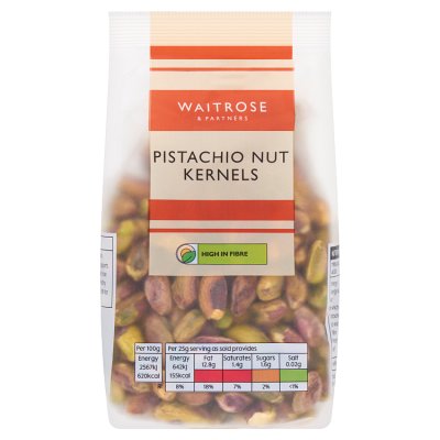 Waitrose pistachio kernels 150g, UK version