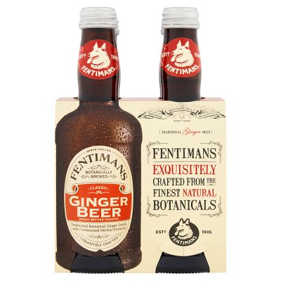 Fentimans botanically brewed ginger beer 4x275ml, UK version