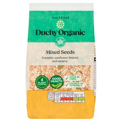Duchy Organic mixed seeds pumpkin sunflower linseed sesame 150g (British brand)