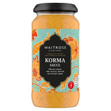 Waitrose Korma Sauce 450g, imported from the UK
