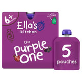 Ella's Kitchen The Purple One squished fruit pouch 5x90g (British brand)
