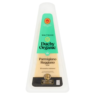 Duchy Organic Parmigiano Reggiano DOP cheese 200g, imported from the UK