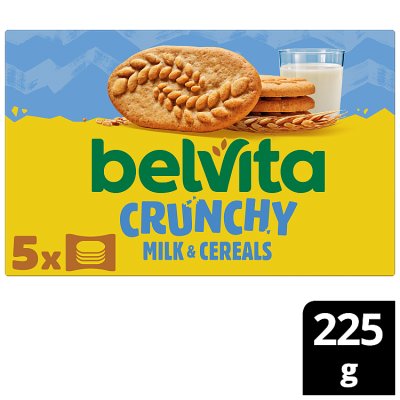 Belvita milk and cereal biscuit bars multipack 5x45g - British product