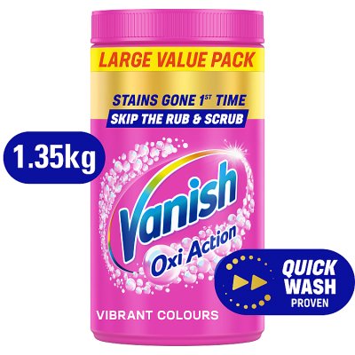 Vanish Oxi Action stain remover powder 1.35kg - British product