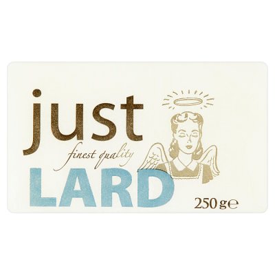 Just Lard 250g, UK version