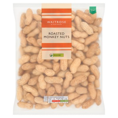 Waitrose roasted monkey nuts in shell 350g, UK version