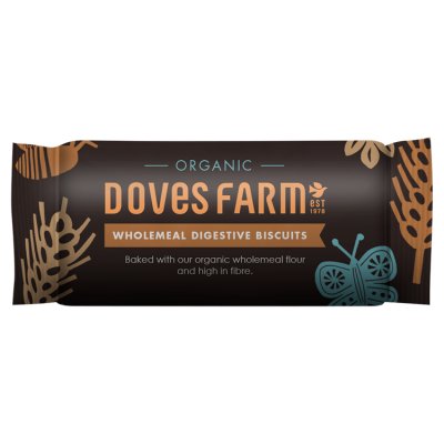 M&S Doves Farm Organic Wholemeal Digestive Biscuits 200g- Buy online at McGrocer