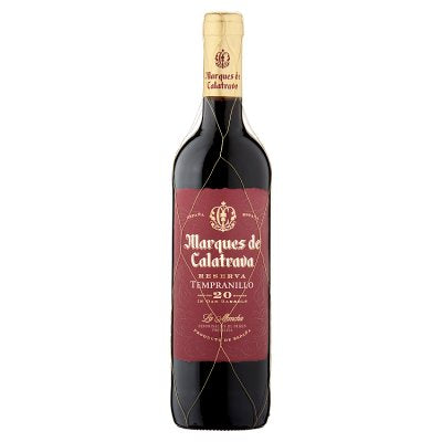 Marques de Calatrava Reserva red wine 75cl, imported from the UK