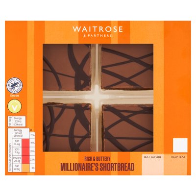 Waitrose Millionaire's Shortbread 4s (British brand)
