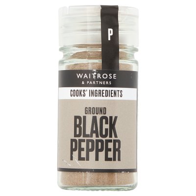 Cooks' Ingredients ground black pepper 44g, imported from the UK