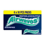 Airwaves menthol eucalyptus sugarfree chewing gum 5 pack, imported from the UK