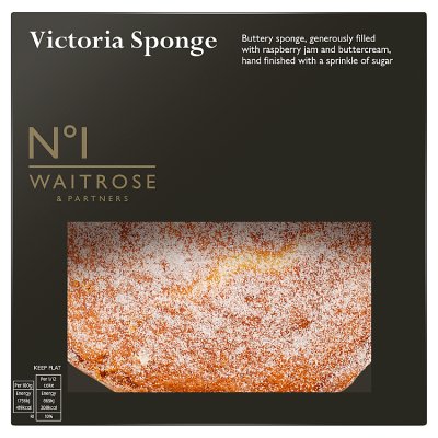 Waitrose No.1 Victoria Sponge cake - British product