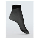 Black ankle highs size 3s - British product