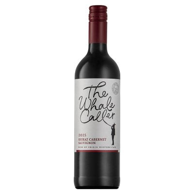 The Whale Caller Shiraz Cabernet red wine 75cl, imported from the UK