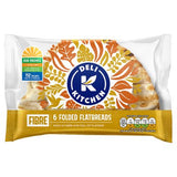 Deli Kitchen plain folded flatbreads 6 pack, UK version
