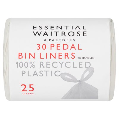 Essential pedal bin liners tie handles 30s, imported from the UK