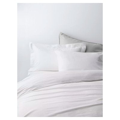 Anyday pure cotton standard pillowcases white pack of 2, imported from the UK