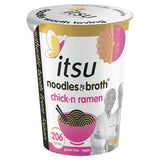 itsu Chick-n Ramen rice noodle pot 64g, UK version