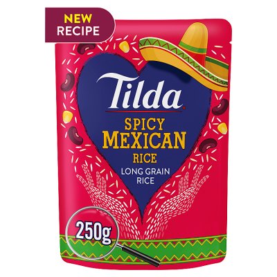 Tilda spicy Mexican rice 250g microwave pouch (British brand)