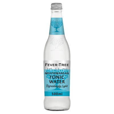 Fever-Tree light Mediterranean tonic water 500ml, UK version