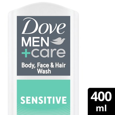 Dove Men+Care Sensitive body wash 400ml, imported from the UK