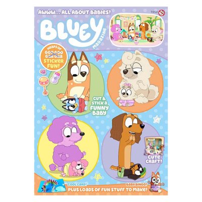 Bluey character toy figure 1 each, imported from the UK