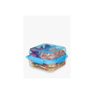 Sistema Lunch Stack lunch box with divider tray (British brand)