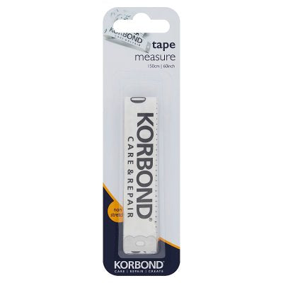 Korbond fibreglass tape measure 150cm, imported from the UK