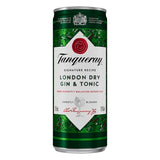 Tanqueray ready to drink gin and tonic 250ml - British product