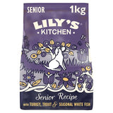 Lily's Kitchen turkey and trout senior grain-free dog food 1kg, UK version