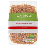 Waitrose wholewheat fusilli pasta 500g - British product