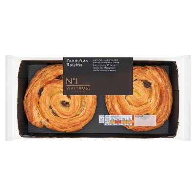 Waitrose No.1 Pains Aux Raisins pastry 2-pack, UK version
